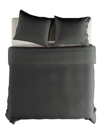 Yellow Dekbedovertrek Cialda Pewter Grey - 100% Katoen