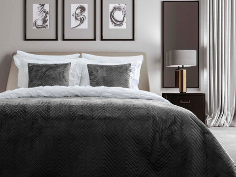 Yellow Sprei Madeline Ink Black - 100% Polyester