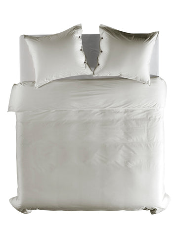 Yellow Dekbedovertrek Percale Tender Grey - 100% Katoen-Perkal