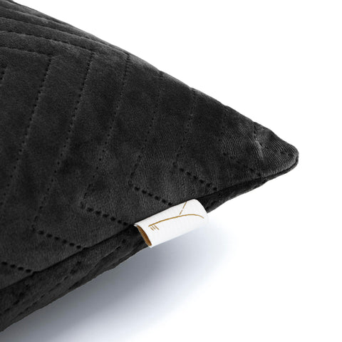 Yellow Sierkussen Madeline Ink Black - 100% Polyester