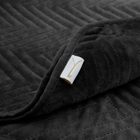 Yellow Sprei Madeline Ink Black - 100% Polyester