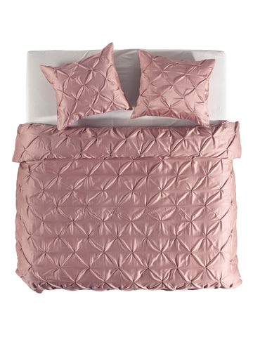 Yellow Dekbedovertrek Nova Shady Pink - 100% Katoen-Satijn