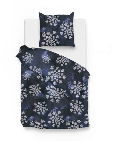Zohome Dekbedovertrek Bassett Blauw - 100% Katoen