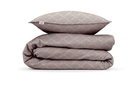 Zohome Dekbedovertrek Linea di Satinado Purple Dove - 100% Katoen-Satijn