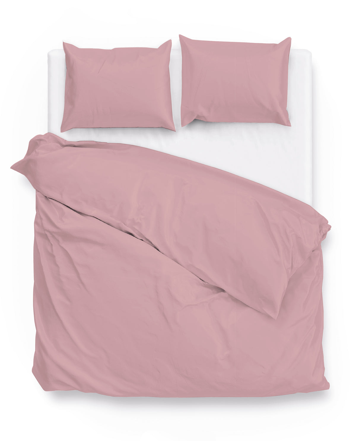 Zohome Dekbedovertrek Satinado Shady Pink - 100% Katoen-Satijn