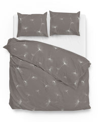 Zohome Dekbedovertrek Wertz Taupe - 100% Katoen