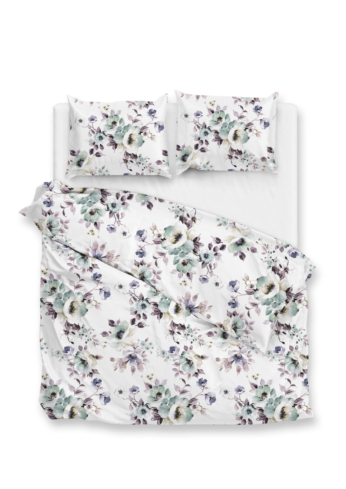 Zohome Dekbedovertrek Celia White - 100% Katoen-Flanel