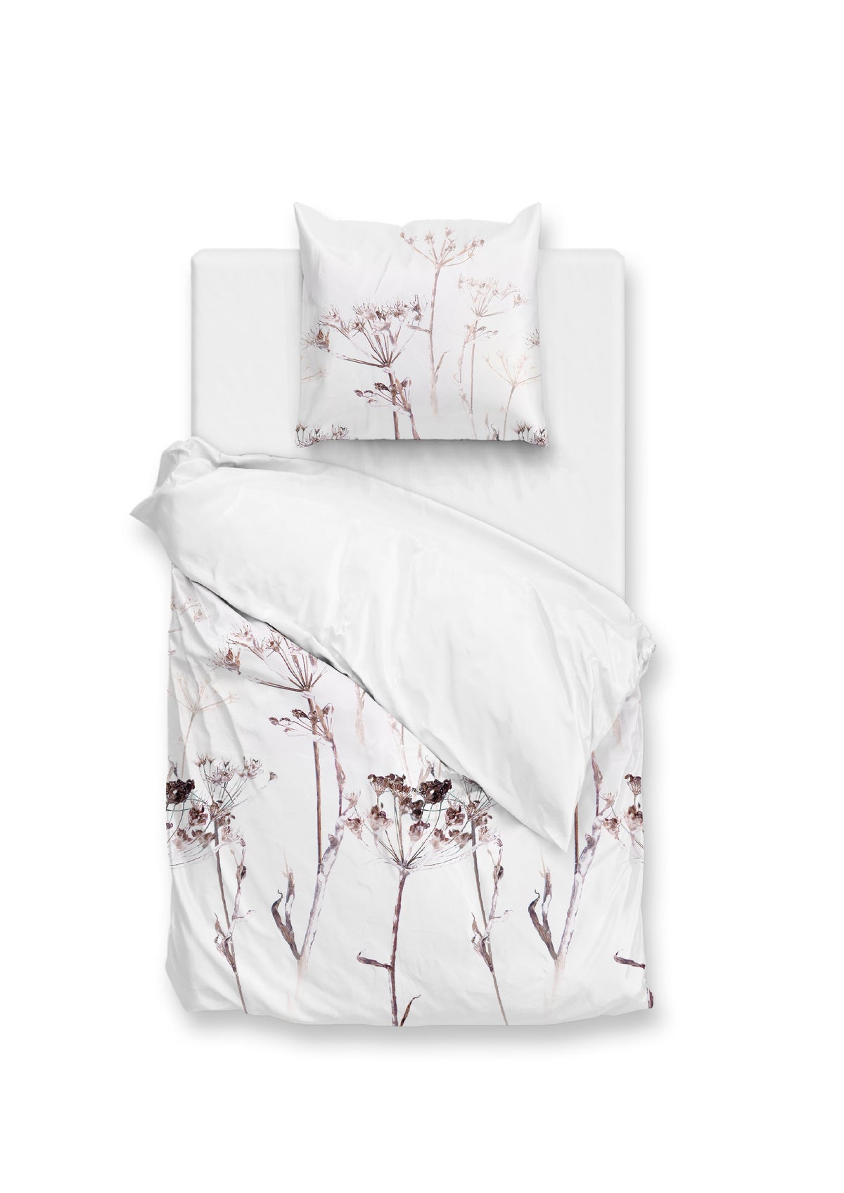 Zohome Dekbedovertrek Rami White - 100% Katoen-Flanel