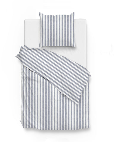 Zohome Dekbedovertrek Banda di Lino Denim Blue - 100% Katoen