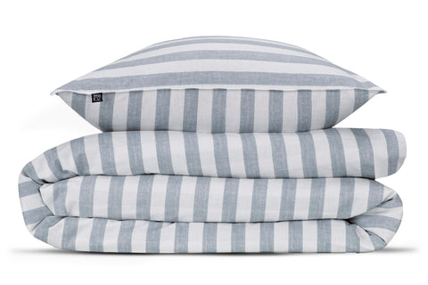 Zohome Dekbedovertrek Banda di Lino Denim Blue - 100% Katoen