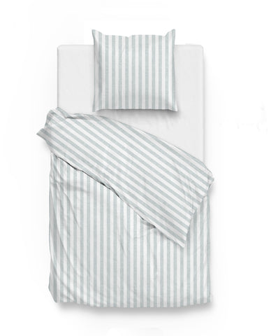 Zohome Dekbedovertrek Banda di Lino Mint Green - 100% Katoen