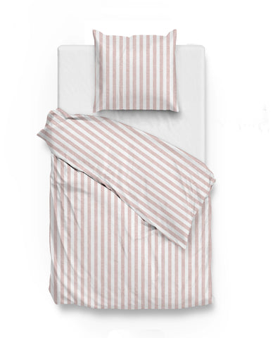 Zohome Dekbedovertrek Banda di Lino Shell Nude - 100% Katoen