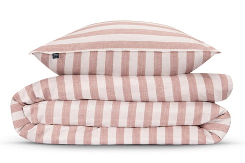 Zohome Dekbedovertrek Banda di Lino Shell Nude - 100% Katoen