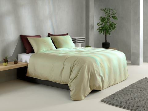Zohome Dekbedovertrek Percalle Aloe Green - 100% Katoen-Perkal