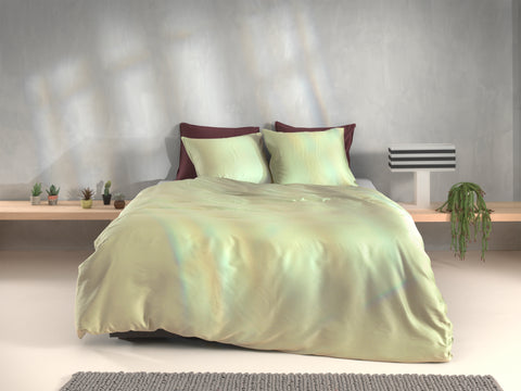 Zohome Dekbedovertrek Percalle Aloe Green - 100% Katoen-Perkal