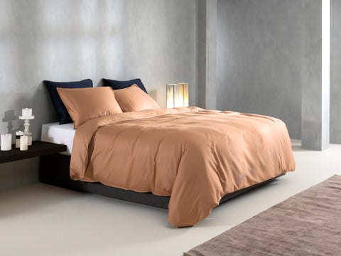 Zohome Dekbedovertrek Percalle Cream Tan - 100% Katoen-Perkal