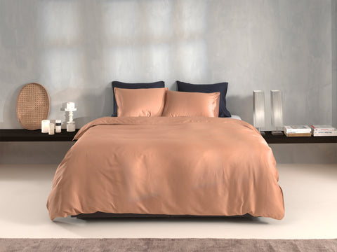Zohome Dekbedovertrek Percalle Cream Tan - 100% Katoen-Perkal