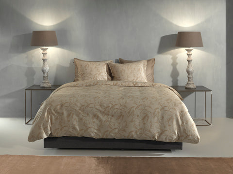 Zohome Dekbedovertrek Fiori di Satinado Forest Sand - 100% Katoen-Satijn