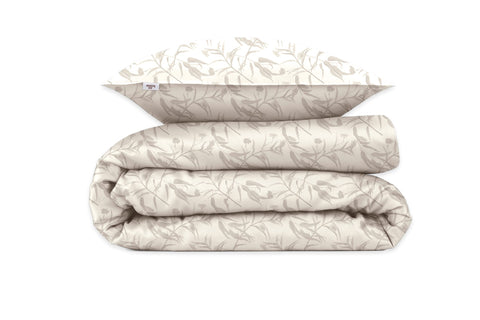 Zohome Dekbedovertrek Fiori di Satinado Off-white - 100% Katoen-Satijn