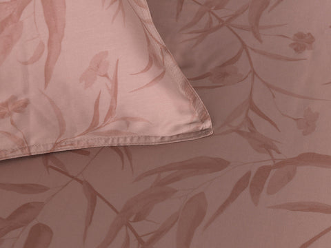 Zohome Dekbedovertrek Fiori di Satinado Shady Pink - 100% Katoen-Satijn