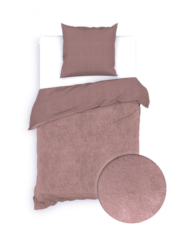 Zohome Dekbedovertrek Velluto Blush Rose - 100% Katoen