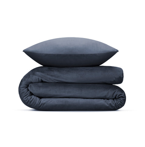 Zohome Dekbedovertrek Velluto Night Blue - 100% Katoen