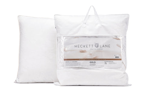 Heckettlane Punt Hoofdkussen Gold - 65% Goose Down