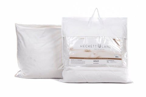 Heckettlane Box Hoofdkussen Gold - 65% Goose Down