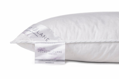 Heckettlane Punt Hoofdkussen Silver - 20% Goose Down