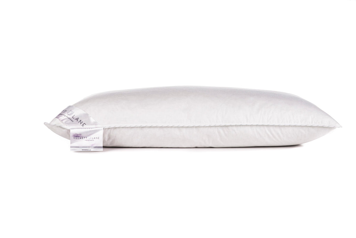 Heckettlane Punt Hoofdkussen Silver - 20% Goose Down