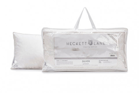 Heckettlane Box Hoofdkussen Silver - 20% Goose Down