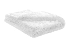 Plaid Perle Misty White - Fake Fur