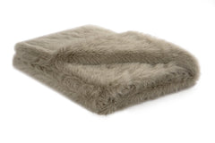 Plaid Perle Real Taupe - Fake Fur