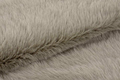 Plaid Perle Real Taupe - Fake Fur