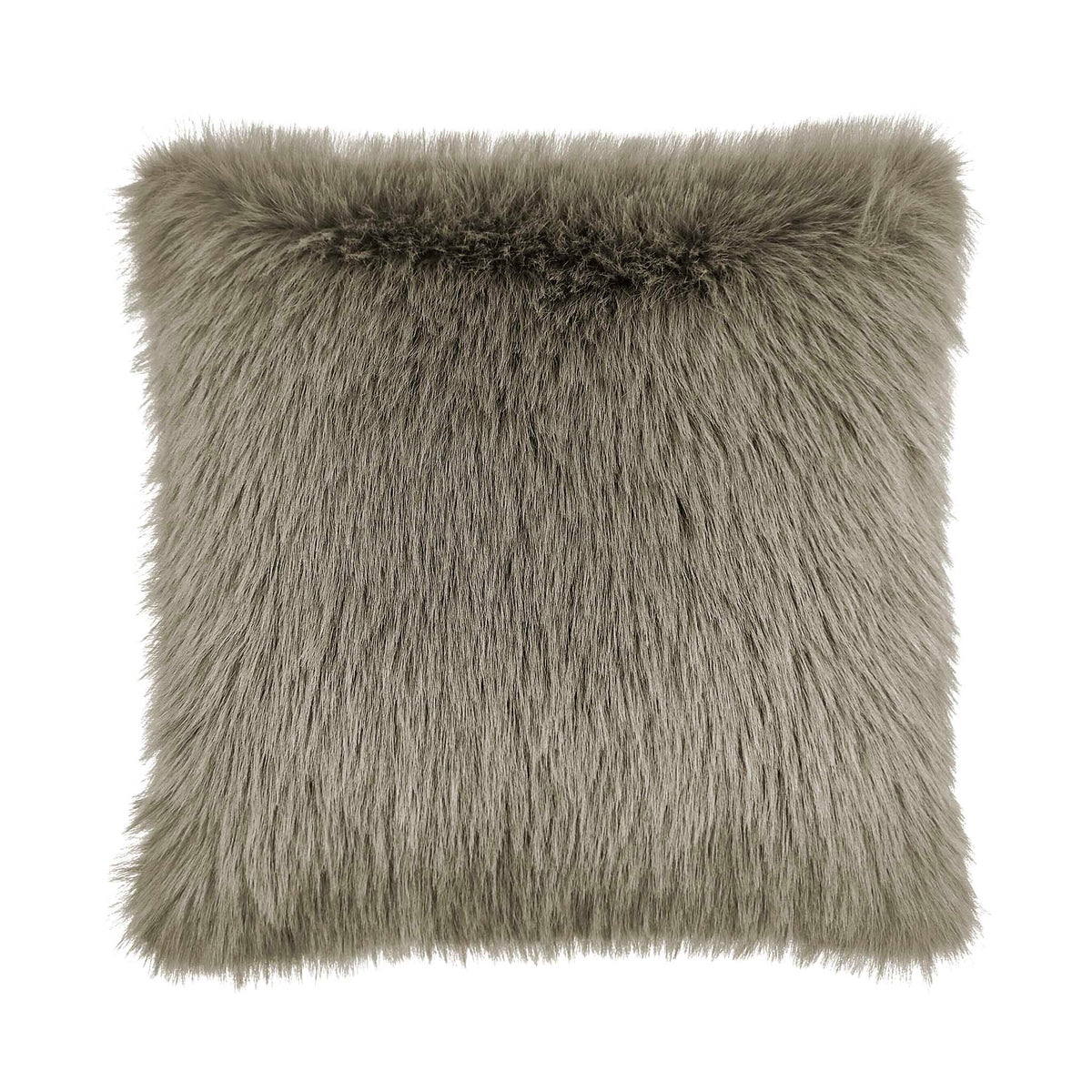 Heckettlane Sierkussen Perle Real Taupe - Fake Fur