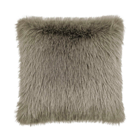 Heckettlane Sierkussen Perle Real Taupe - Fake Fur