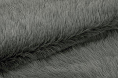 Plaid Perle Classic Grey - Fake Fur