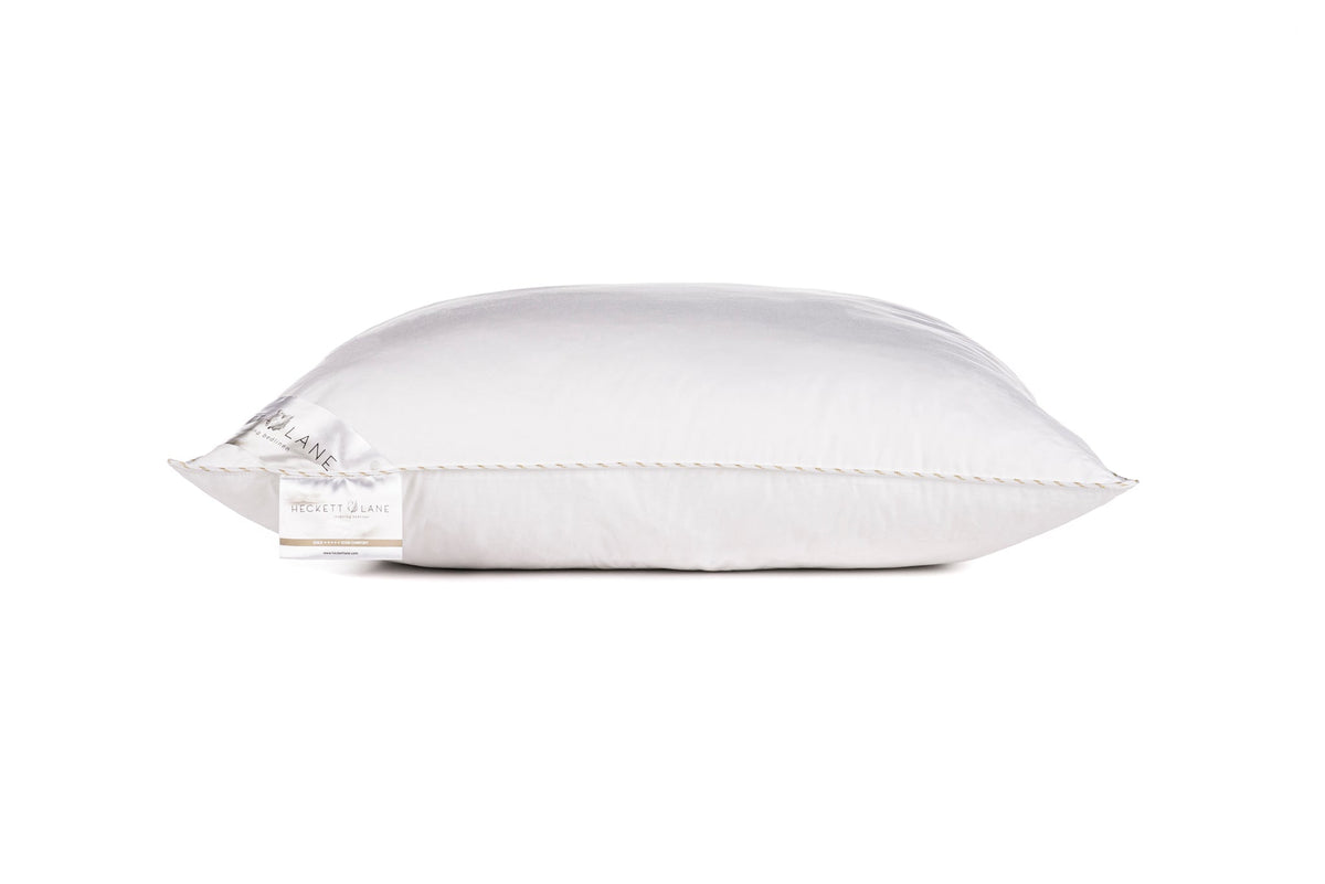 Heckettlane Punt Hoofdkussen Gold Anti-Allergisch - 100% Hollow Fibre