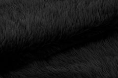 Plaid Perle Black is Black - Fake Fur