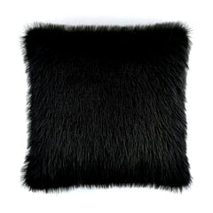 Sierkussen Perle Black is Black - Fake Fur