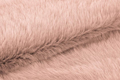 Plaid Perle Shady Pink - Fake Fur