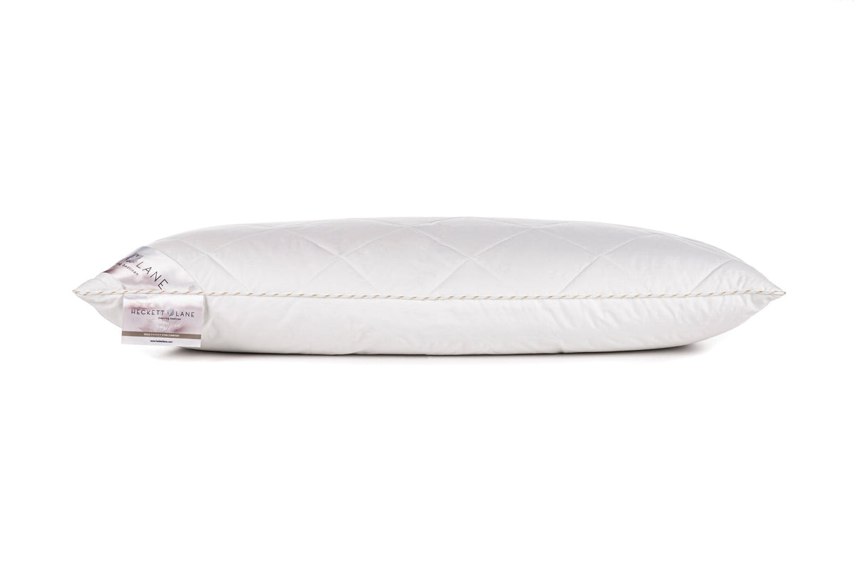 Heckettlane Punt Hoofdkussen Gold Anti-Allergisch - 100% Hollow Fibre