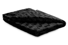 Plaid Delphi Black is Black - Fake Fur