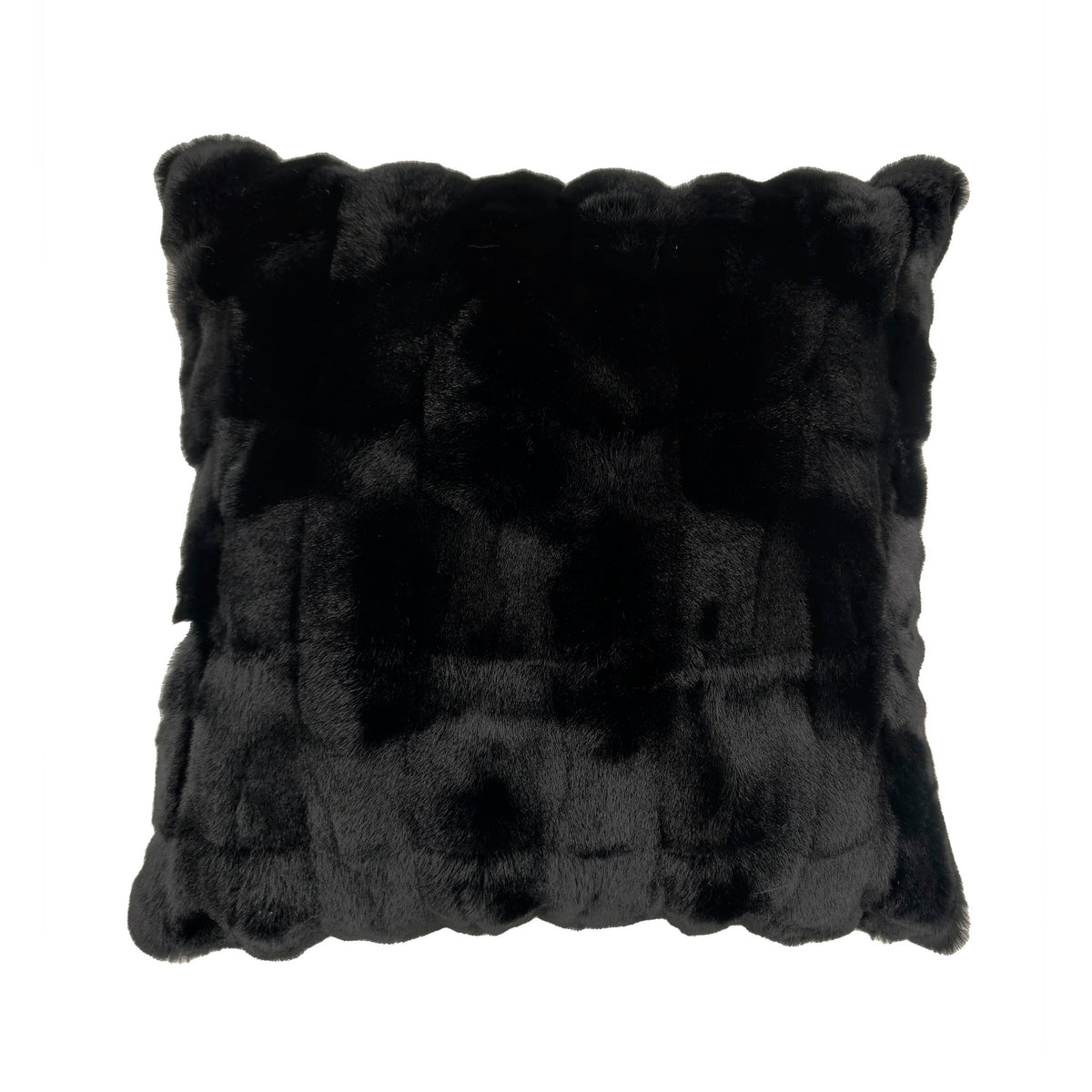 Heckettlane Sierkussen Delphi Black is Black - Fake Fur