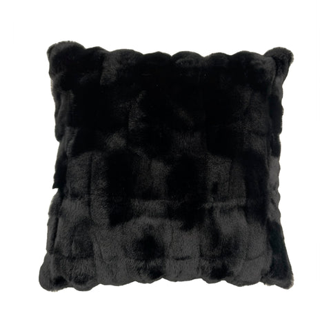 Heckettlane Sierkussen Delphi Black is Black - Fake Fur
