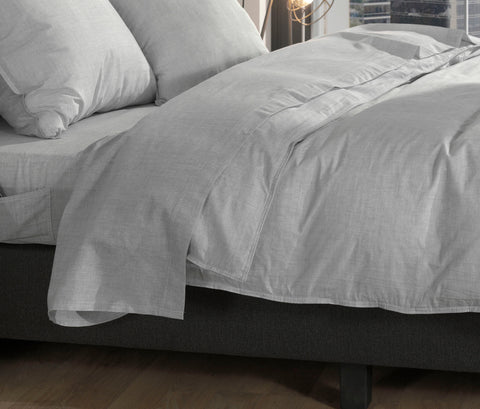 Zohome Laken Lino Dove Grey - 100% Katoen