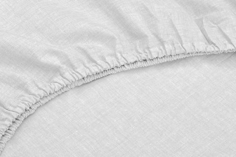 Zohome Hoeslaken Lino Dove Grey - 100% Katoen