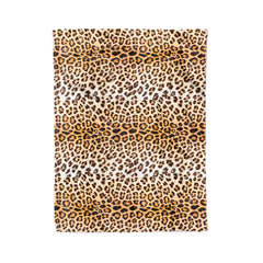 Plaid Leopard Brown - 100% Polyester