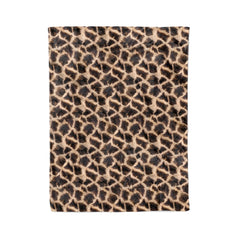 Plaid Giraffe Brown - 100% Polyester