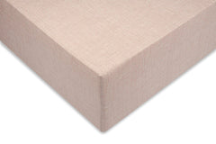 Hoeslaken Lino Sandy Beige - 100% Katoen